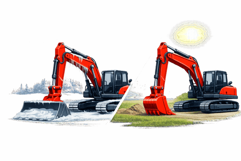 Сравнение зимних и летних моделей спецтехники